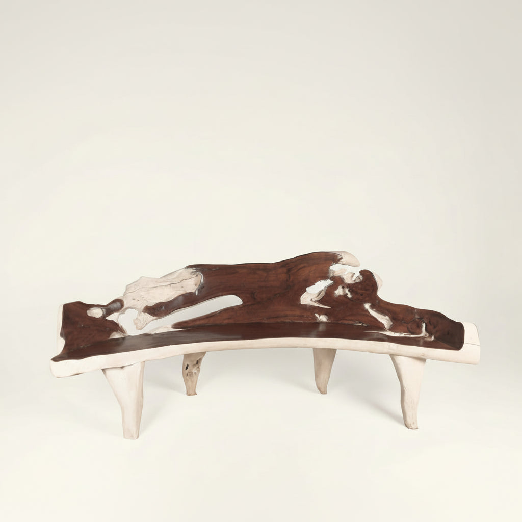 Teak Root Bench A