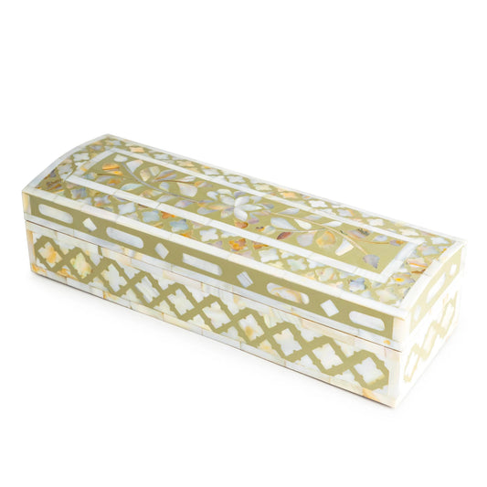 Mother of Pearl Inlay Jewelry Box - Exclusive Decorative box - Organizer & Storage - Special Gift - Home Decor. - Hansa Handicraft