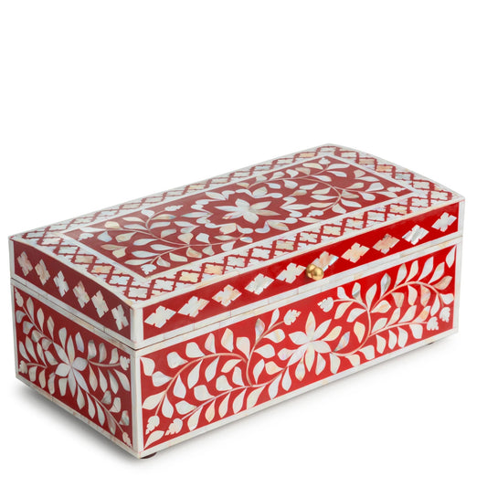 Mother of Pearl Inlay Jewelry Box - Exclusive Decorative box - Organizer & Storage - Special Gift - Home Decor. - Hansa Handicraft