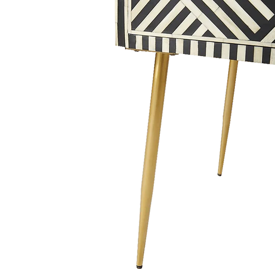 Bone Inlay Desk Geometrical Design Hansa Handicraft