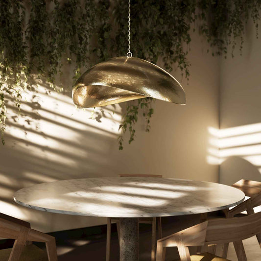 FORTUNE COOKIE PENDANT LAMP | BRASS | 2 SIZES