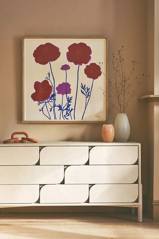Hudson Eight-Drawer Dresser | Modern Dresser Chest of 8 Drawers - Hansa Handicraft