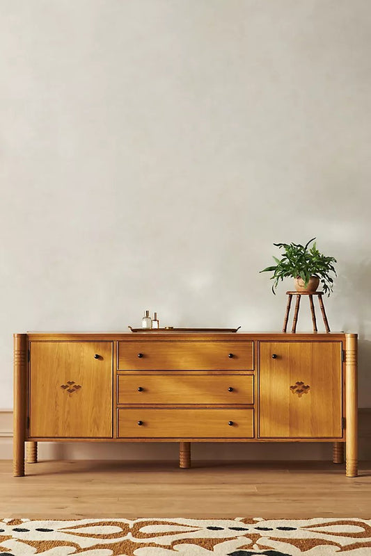 Katie Hodges Five-Drawer Dresser | Modern dresser Chest of 5 drawers - Hansa Handicraft