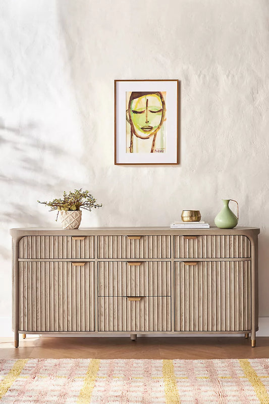 SLA Oval 70" Fluted Sideboard – Hansa Handicraft - Hansa Handicraft