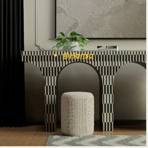 Arcadia Inlay Console Table- HANSA HANDICRAFTS - Hansa Handicraft