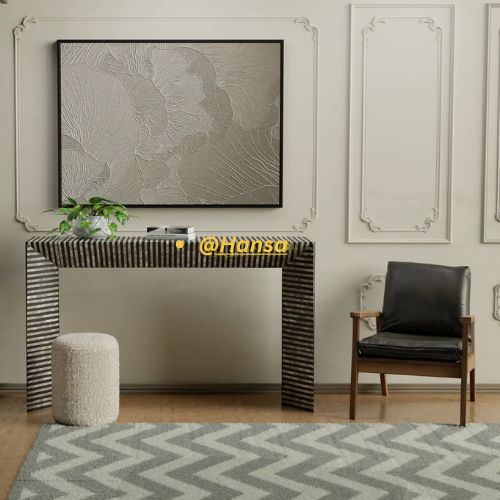 EBONY CASCADE CONSOLE- HANSA HANDICRAFTS - Hansa Handicraft