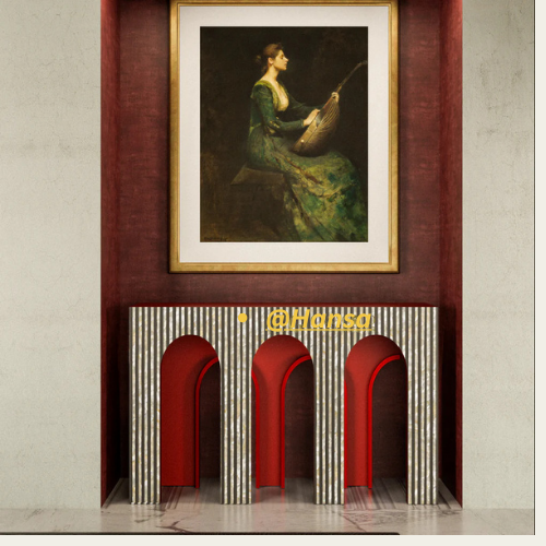 Arched Elegance Console by Hansa Handicraft - Hansa Handicraft