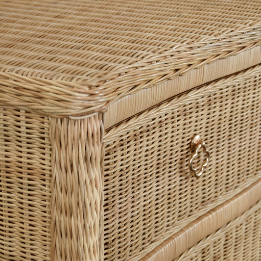 Celine Rattan Chest of Drawers