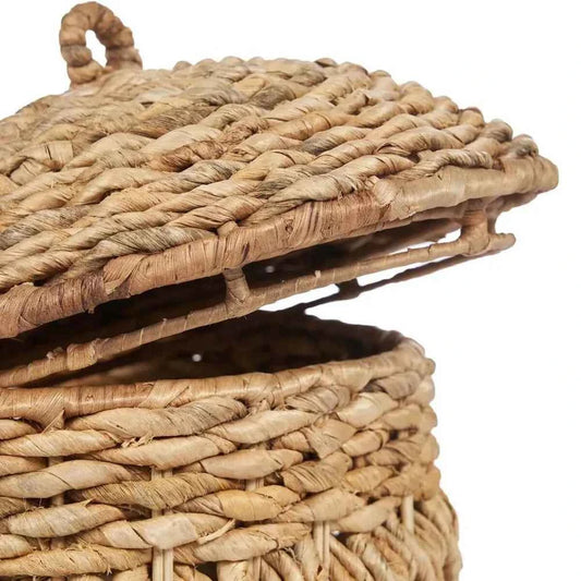 TARAJIH BASKET WITH LID | 2 SIZES | NATURAL