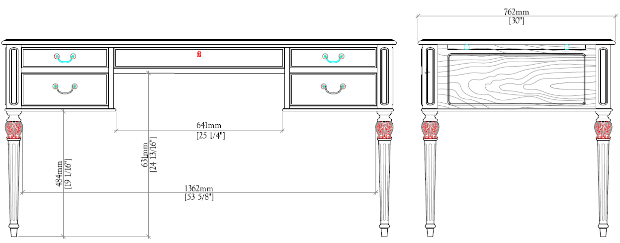 Douglas Writing Desk