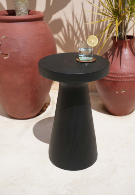 FIJI SIDE TABLE | BLACK | IN-OUTDOORS