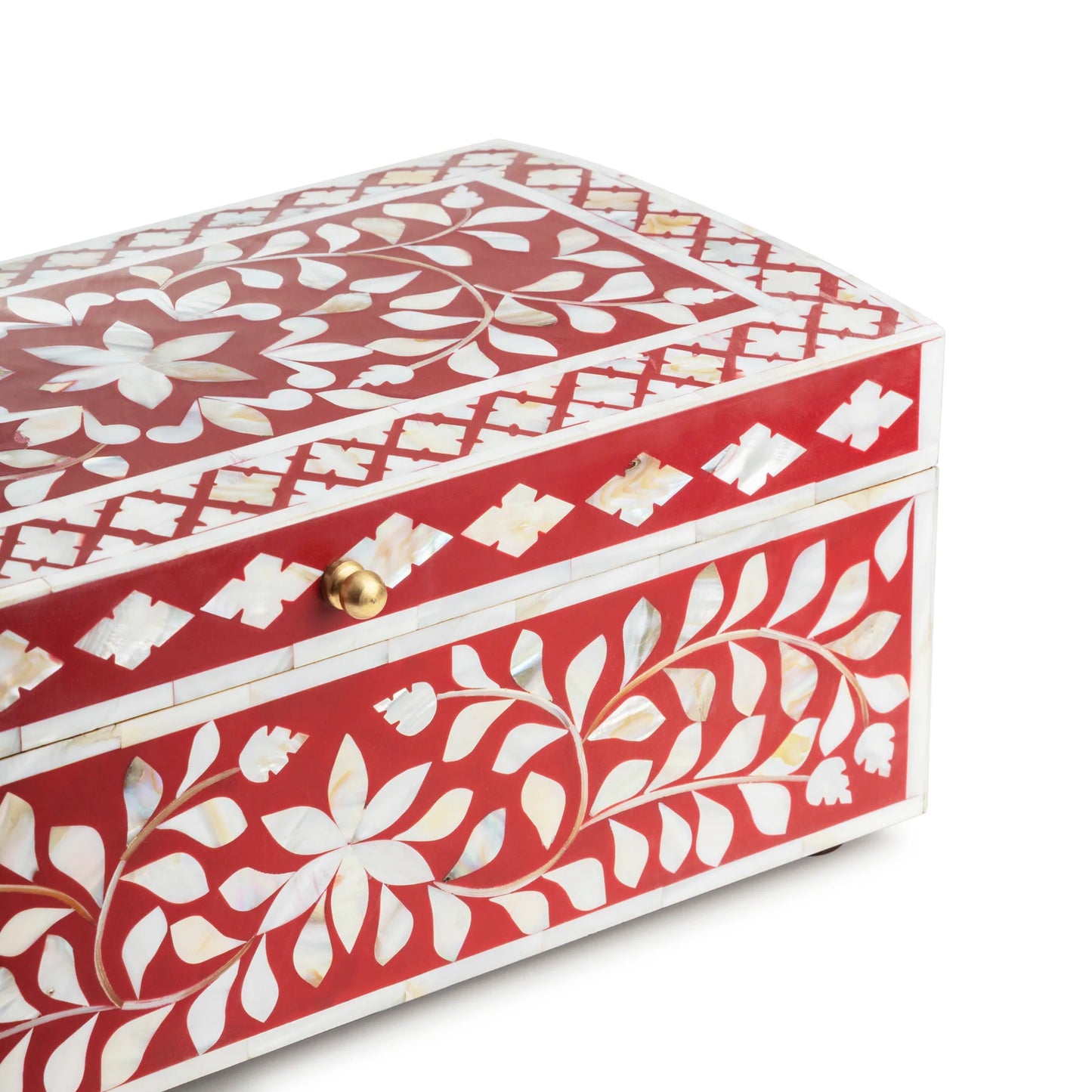 Mother of Pearl Inlay Jewelry Box - Exclusive Decorative box - Organizer & Storage - Special Gift - Home Decor. - Hansa Handicraft