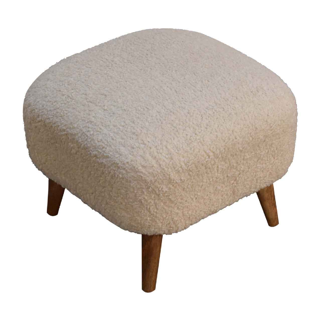 BOUCLE FOOTSTOOL