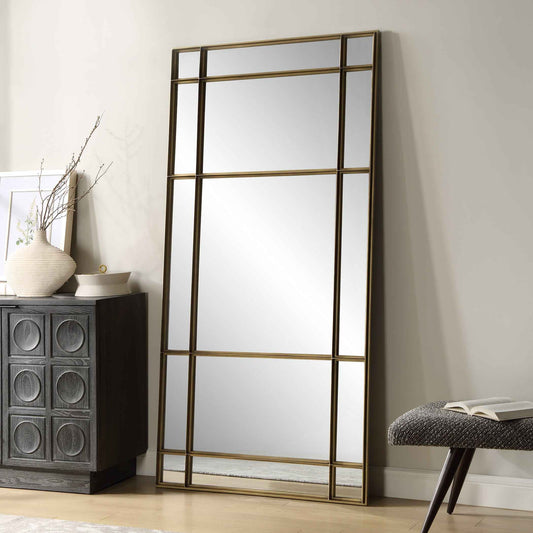 SPURGEON GOLD WINDOW MIRROR