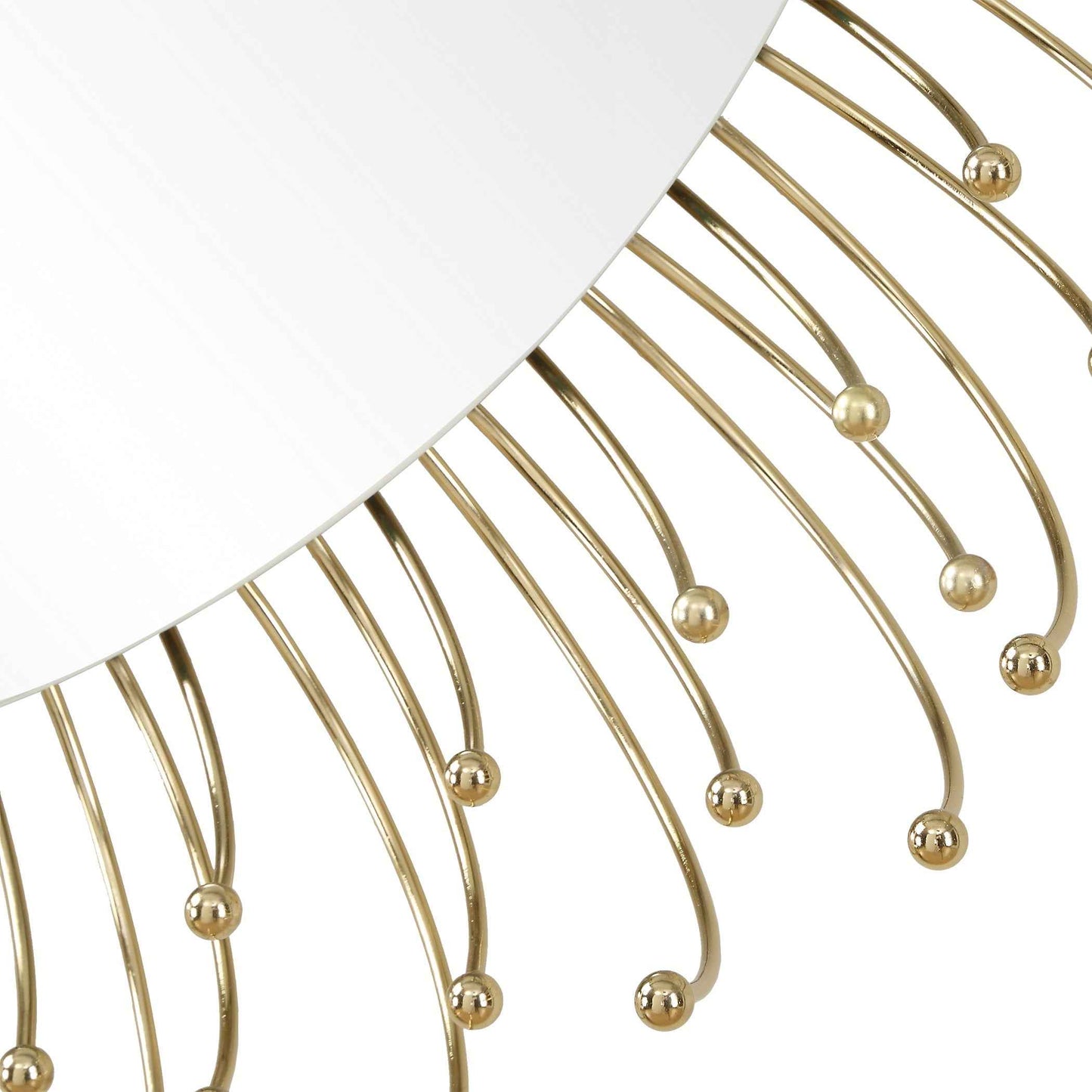 AGA GOLD BURST ROUND MIRROR