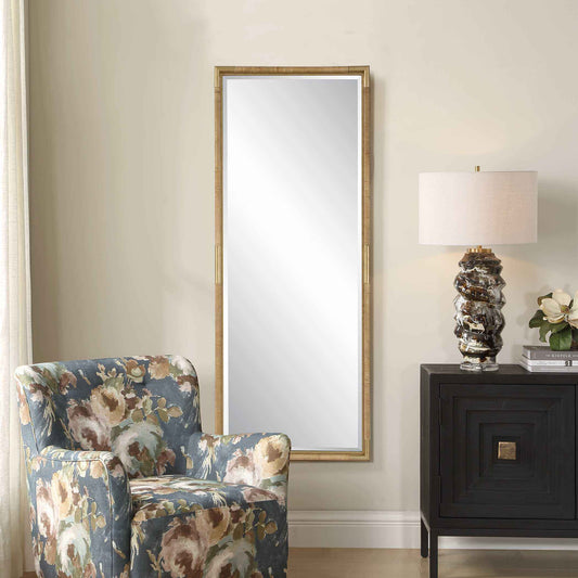 KAMPAR FULL LENGTH RATTAN TALL MIRROR