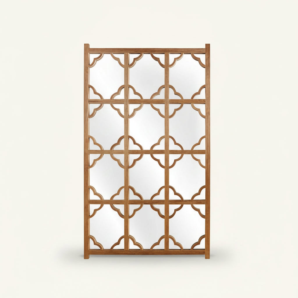 Multi Panel Framed Mirror- Sophia Motif