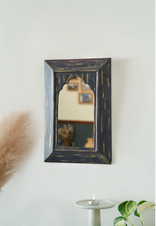 Aurum Mughal Mirror set 3-Medium - Hansa Handicraft