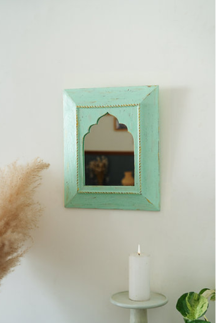 Aurum Mughal Mirror set 4-Small - Hansa Handicraft