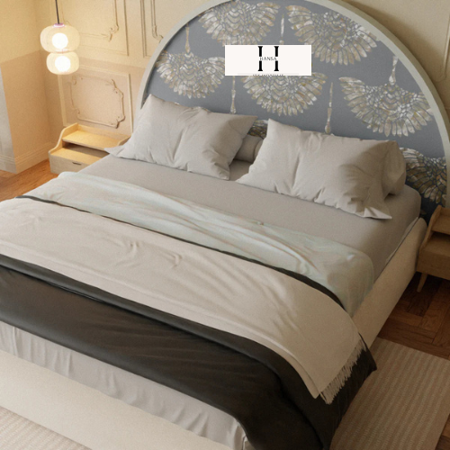 The phoenix luxe Inlay Bed-Hansa handicrafts - Hansa Handicraft