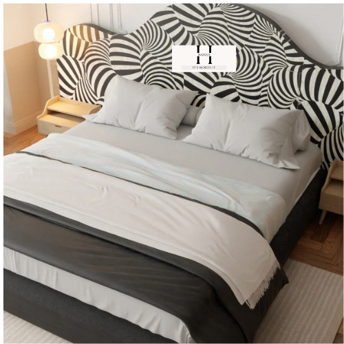 The Swirl Inlay Bed-hansa handicrafts - Hansa Handicraft