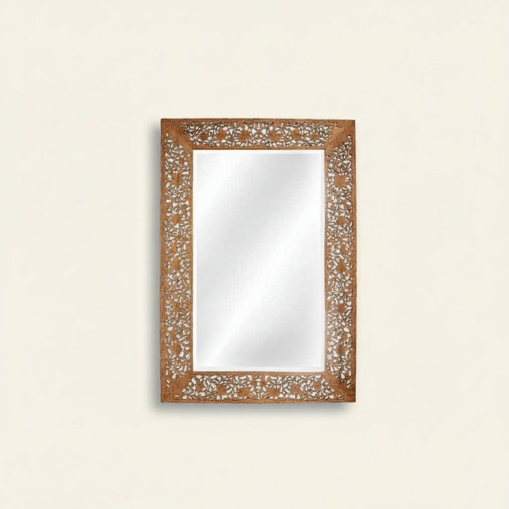 Bali Garden Carved Mirror