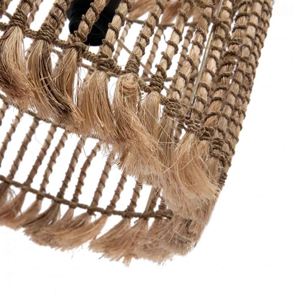 ABACA BIRD CAGE PENDANT LIGHT | NATURAL