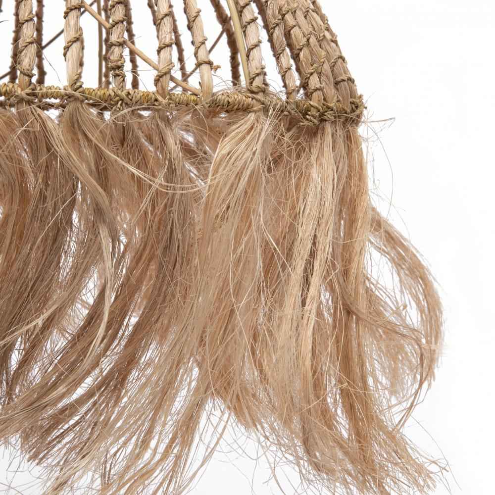 ABACA LOTUS PENDANT LIGHT | NATURAL