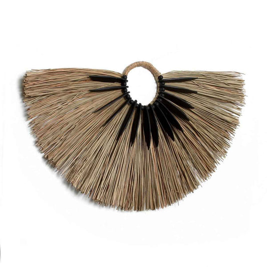 ALANG WOOD ON STAND | NATURAL + BLACK