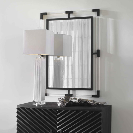 BALKAN ACRYLIC MIRROR: BLACK