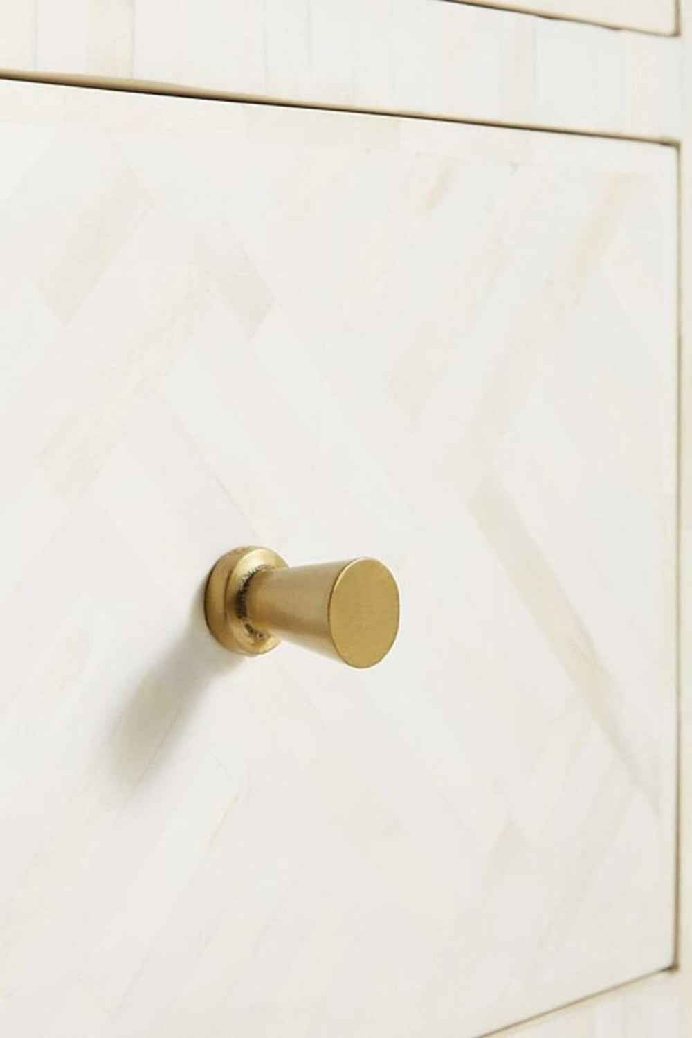 Handmade Exclusive Bone Inlay Optical Chest of Nine Drawers Dresser