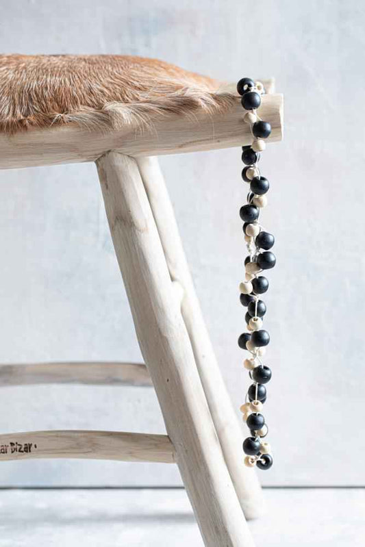 Canggu Necklace | Natural + Black