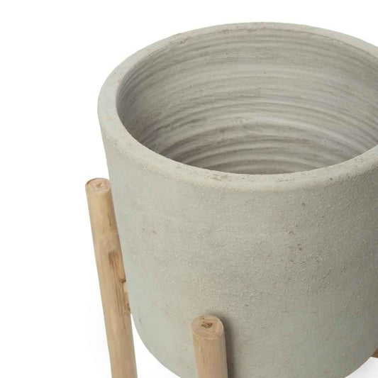 CHALK PLANTER | SOFT GREY | 2 SIZES