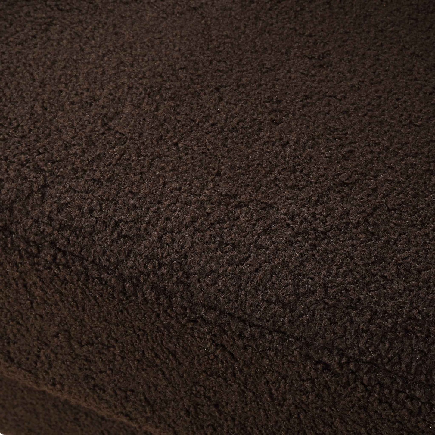 CHOCOLATE TEDDY WINGBACK CHAIR