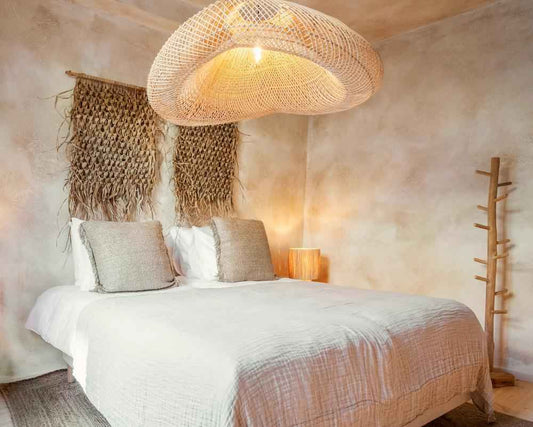 CLOUD PENDANT SHADE | NATURAL RATTAN | XXL