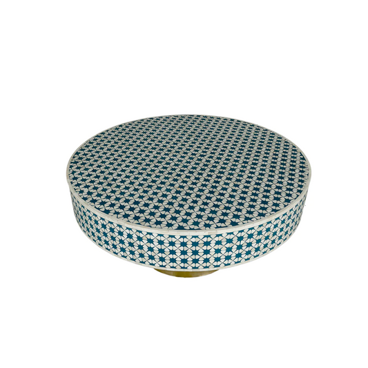 Bone Inlay Round Coffee Table for Home Centre Table by Hansa Handicraft - Hansa Handicraft