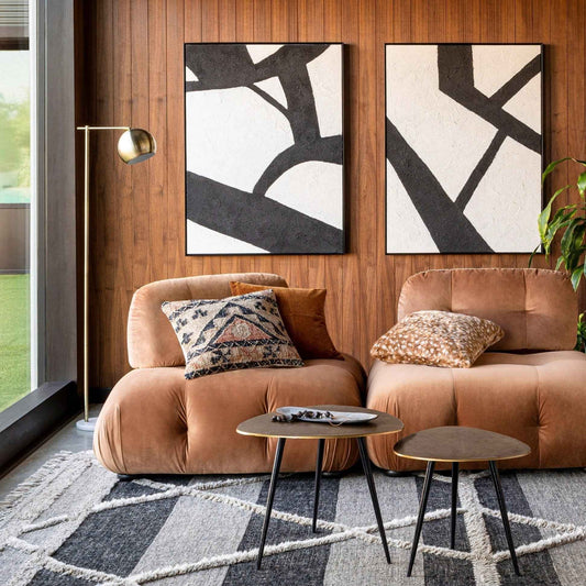 ETHAN FLOOR LAMP: BRASS