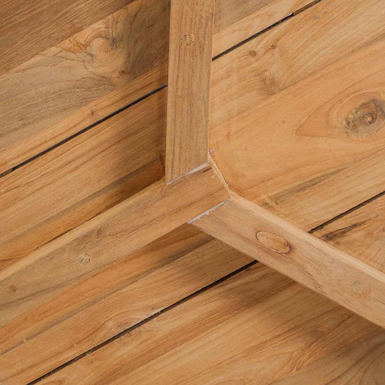 GILIMANUK SIDE TABLE + STOOL | NATURAL TEAK | IN-OUTDOORS