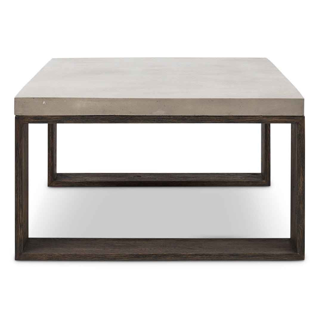 HERITAGE OAK + CONCRETE COFFEE TABLE