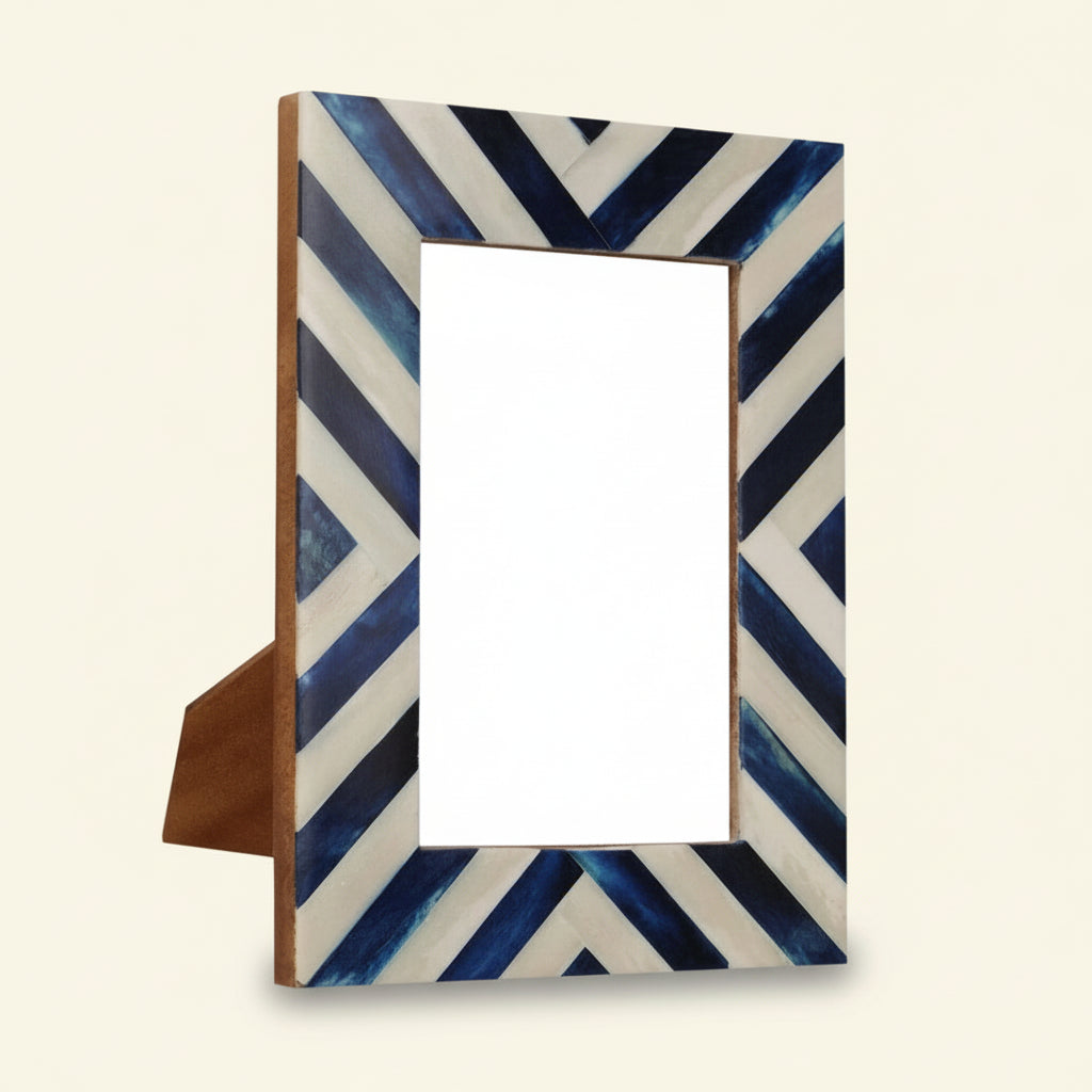 Bone Inlay Handmade Antique Home Decor Furniture Photo Frame - Hansa Handicraft