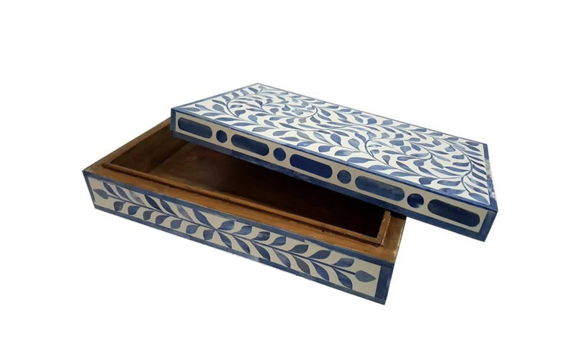 Bone inlay Decorative gift box jewelry Box can be customized - Hansa Handicraft