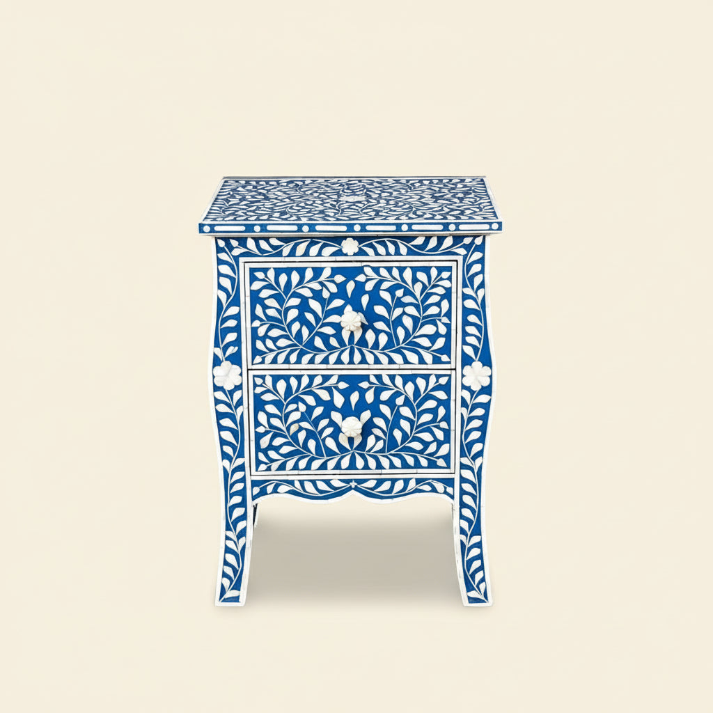 Handmade Bone Inlay Bedside Table â Modern Nightstand by HANA EXPORTS