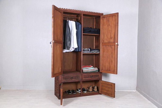 Stunning Berber Wardrobe, Moroccan Dresser, Bedroom Furniture, Custom Wardrobe, Free Shipping - Hansa Handicraft