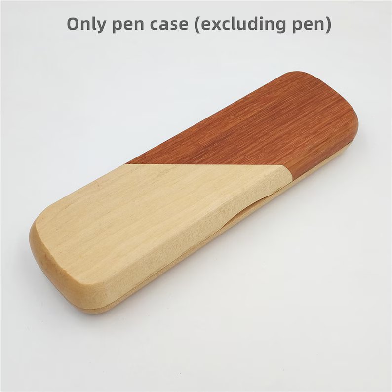 Wooden Flip Cover Pen Case, Wooden Signature Pen Set, Rosewood Pen Box, Wood Pen, Pen Stand Holder, Gift for him, Graduation Gifts, Christmas Gifts