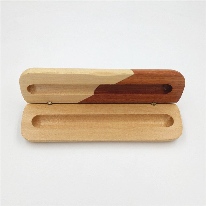 Wooden Flip Cover Pen Case, Wooden Signature Pen Set, Rosewood Pen Box, Wood Pen, Pen Stand Holder, Gift for him, Graduation Gifts, Christmas Gifts