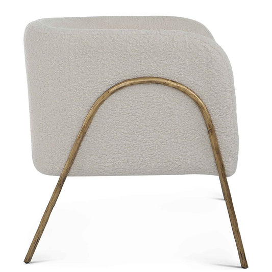 JACOBSEN CHAIR: WHITE SHEARLING