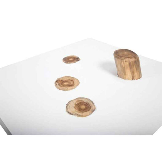 KOTA TEAK SIDE TABLE | RESIN TOP