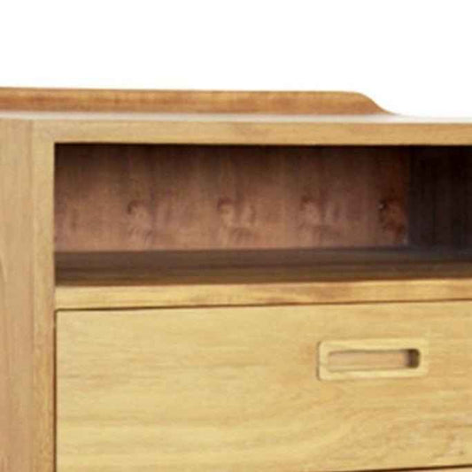 LARCTIC (BED)SIDE TABLE | NATURAL TEAK