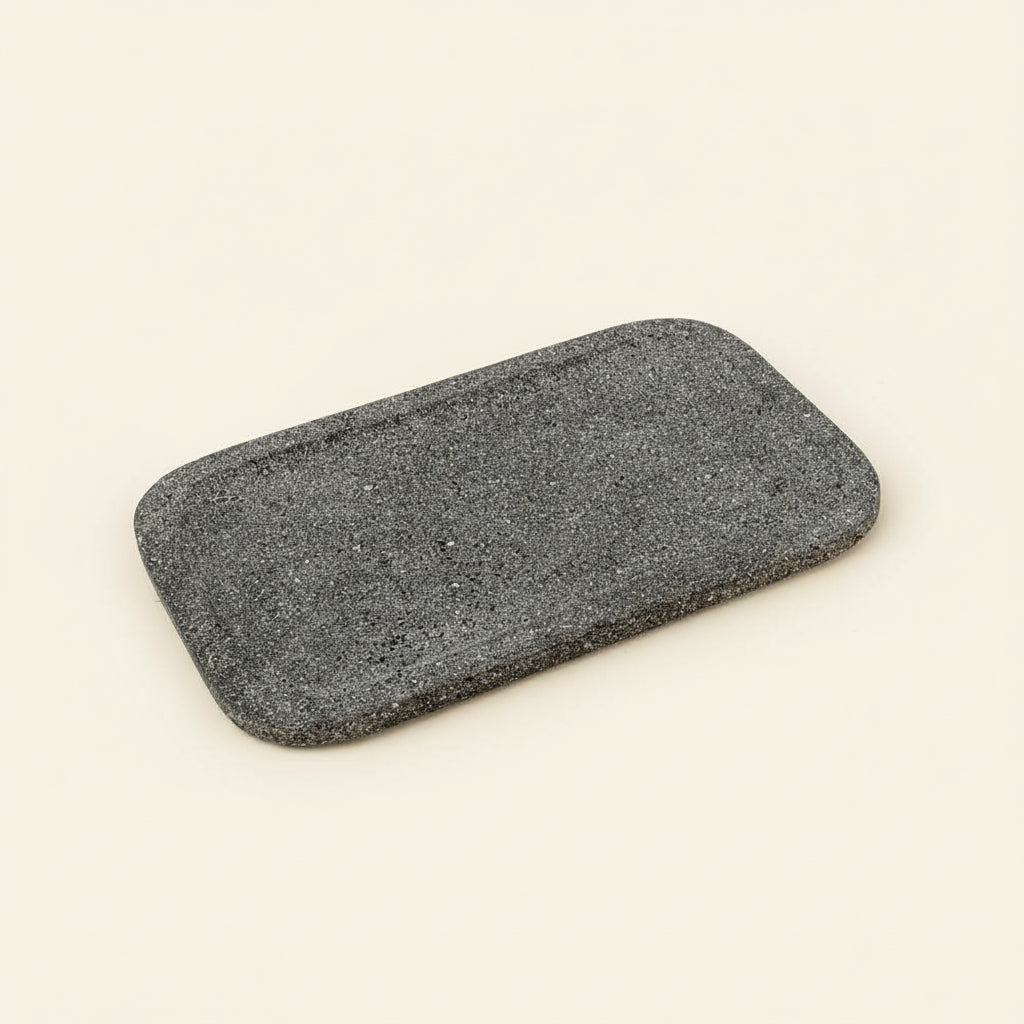 LAVA STONE TRAY / BLACK