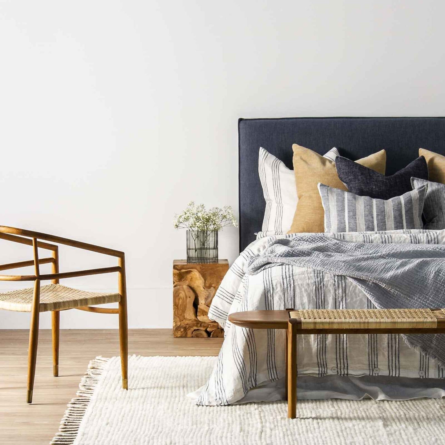 LOGAN TOOR SIDE TABLE - STOOL | RECLAIMED TEAK | NATURAL